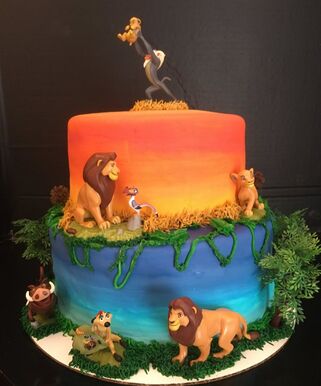 Delicious Cakes And Beautiful Crafts - Handmade fondant cake topper Simba  from The Lion King for an upcoming cake <3 He was the hardest cake topper I  made up to now :)